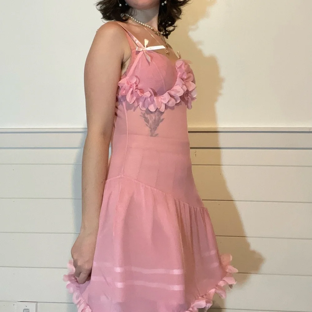 Fairycore flower petal slip dress - Picture 9 of 11